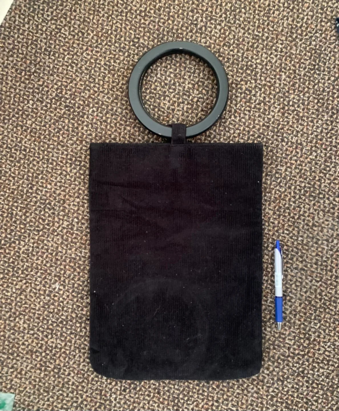 corduroy handbag/purse w/ moon design image indicator(2)