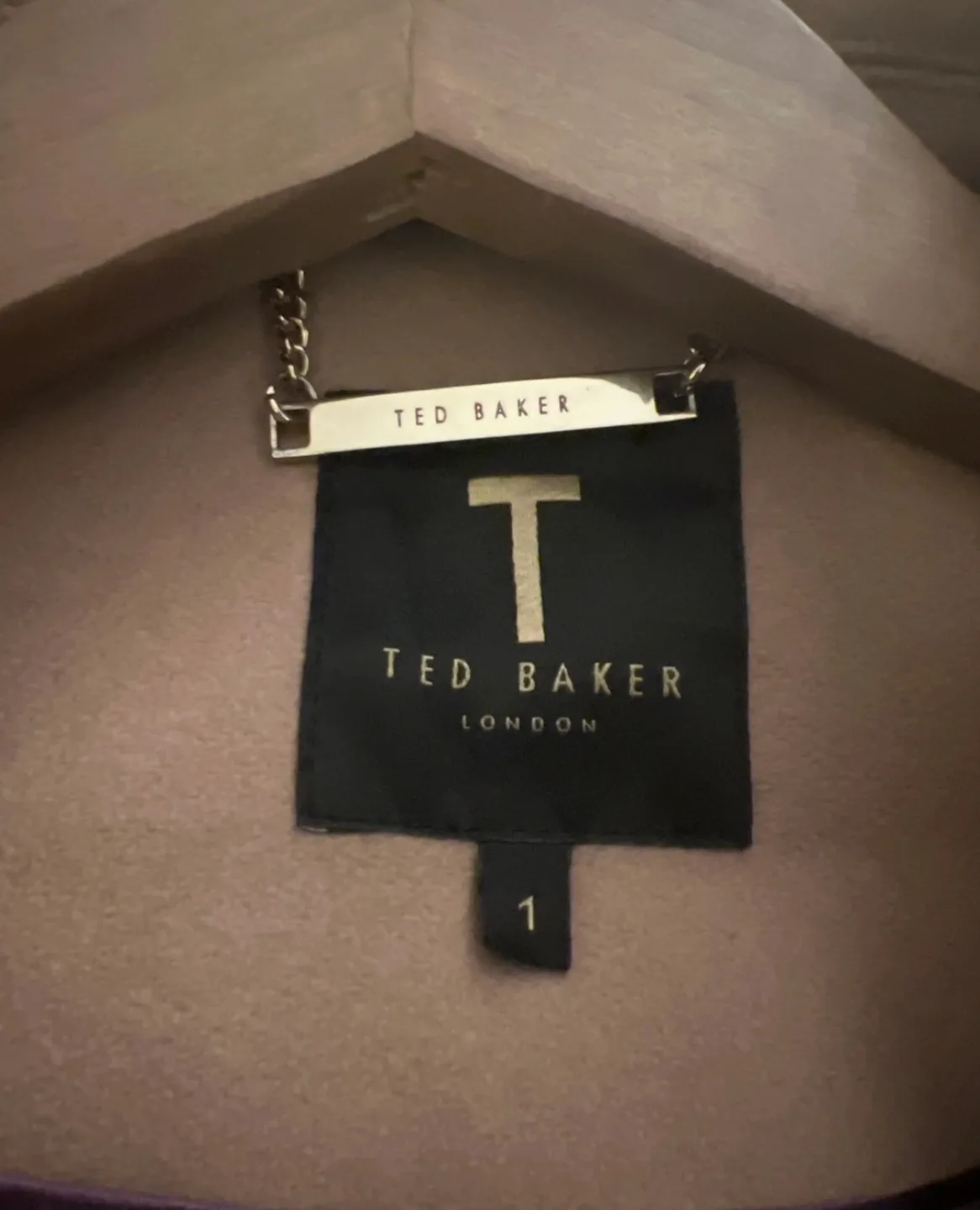 Ted Baker London Womens Camel Wrap Coat Size 1 image indicator(4)