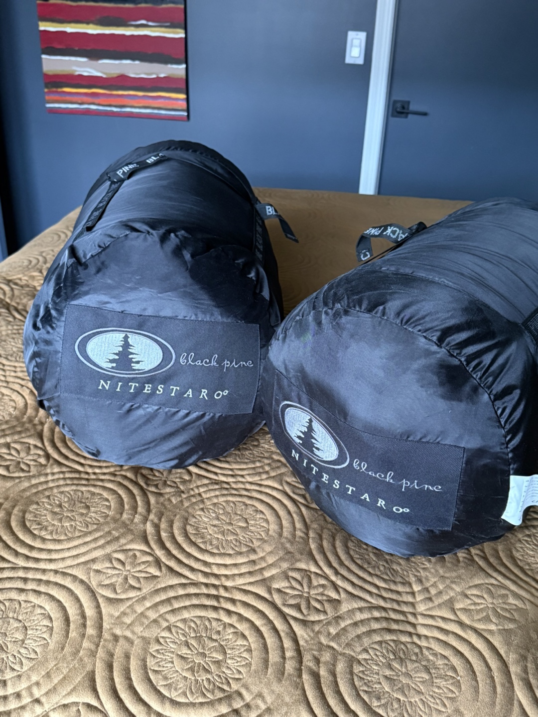 Nitestar +0° Square Sleeping Bag with Hood Black Pine Sports
