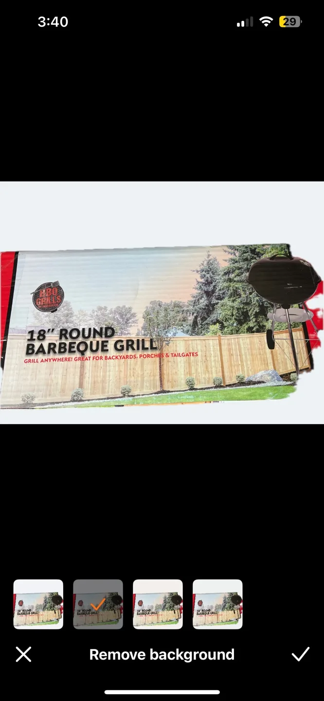 18" Round BBQ Grill - New in Box image indicator(3)