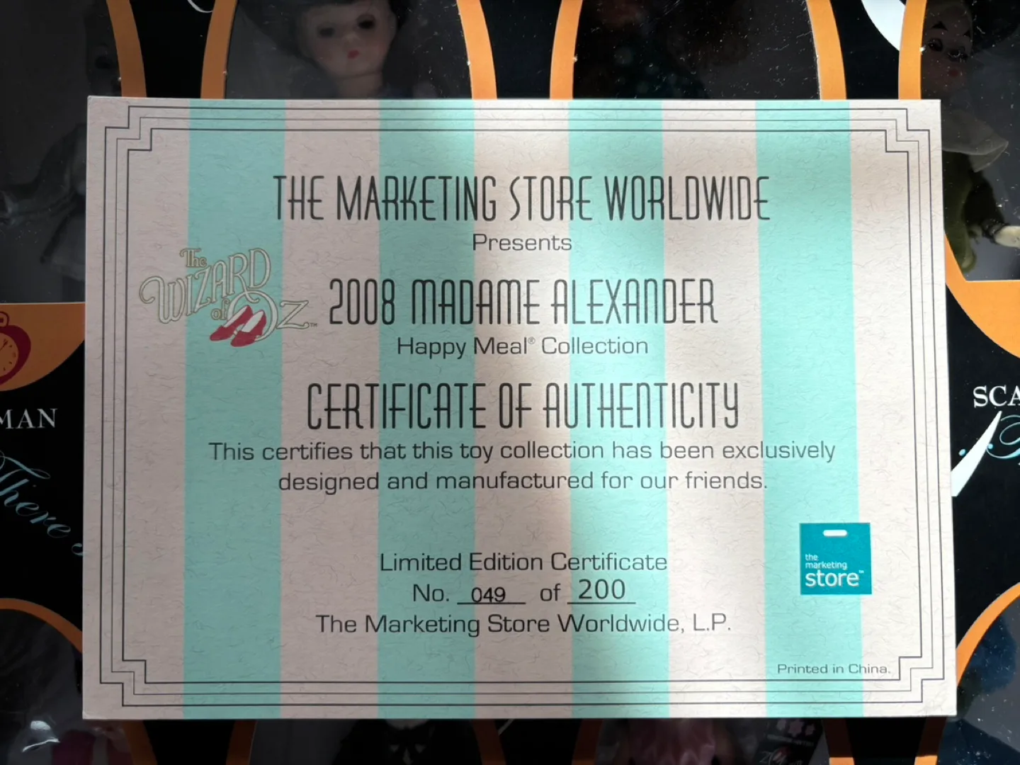 Limited Edition NIB Madame Alexander Wizard of Oz Set image indicator(2)