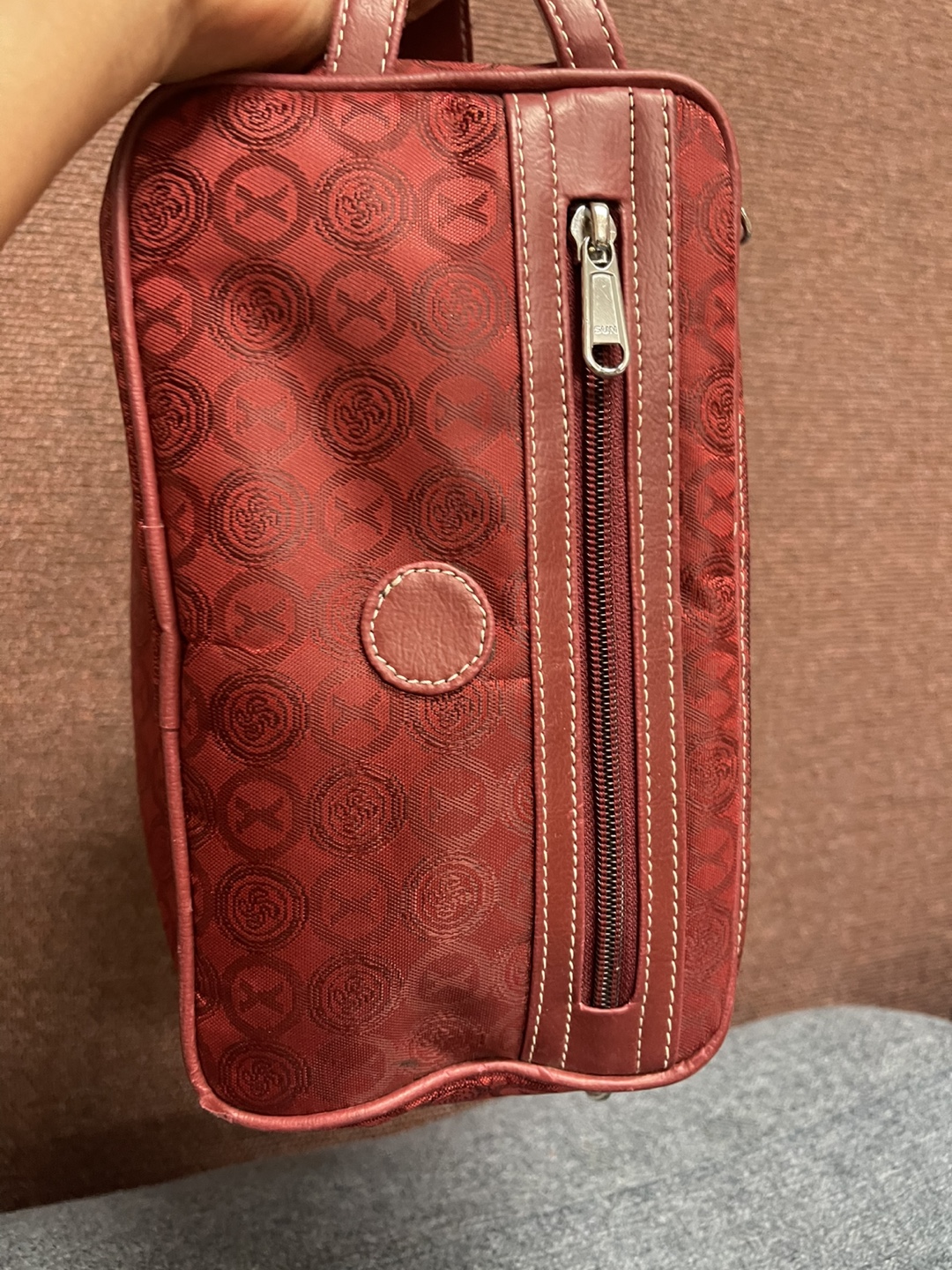 Red Travel Case with Multiple Compartments - photo 3