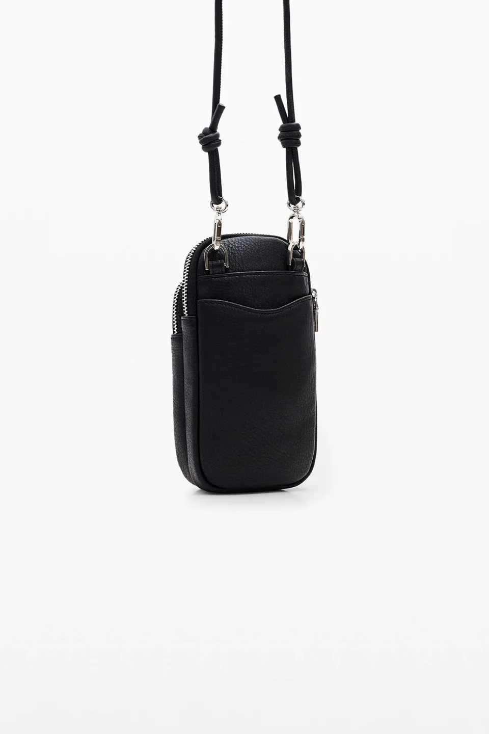 Desigual Black Leather Crossbody Phone Bag image indicator(6)