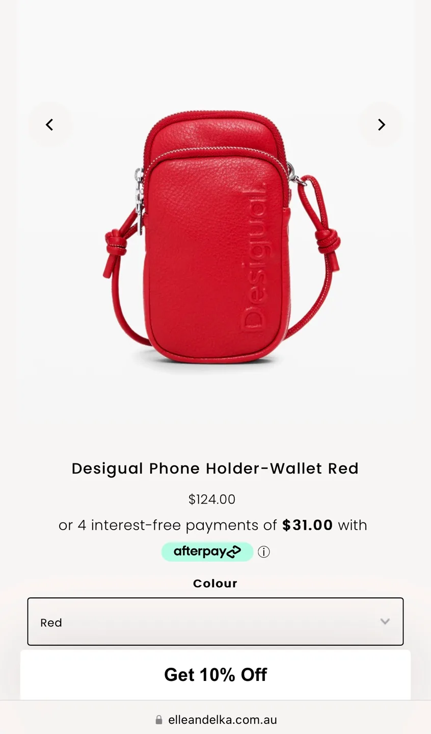 Desigual Black Leather Crossbody Phone Bag image indicator(7)