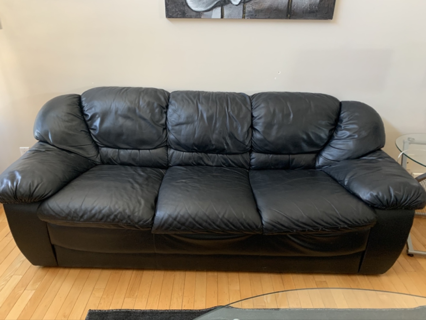 Black Leather couches