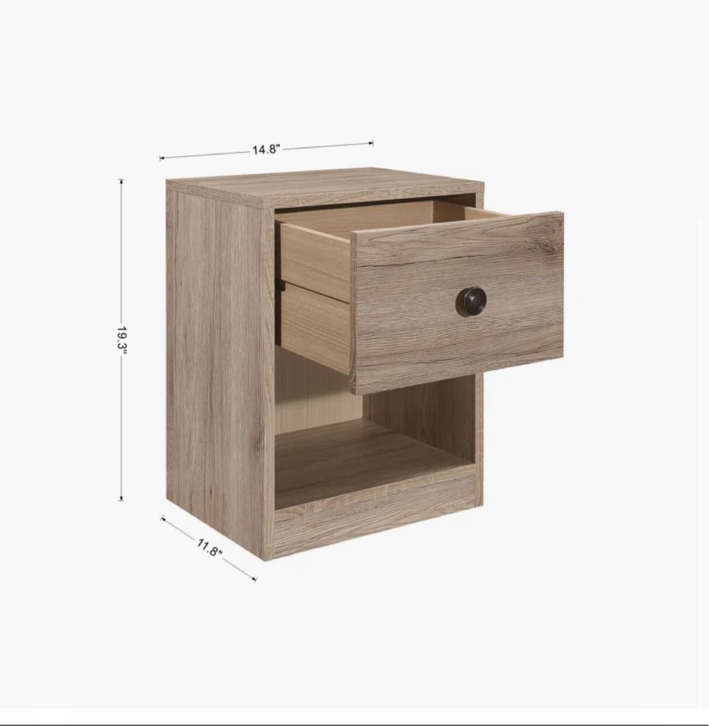 2 Nightstands with One Drawer - photo 2