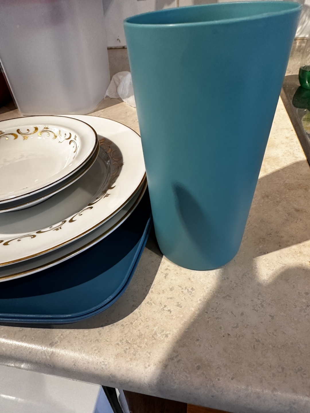 Plates and glasses in pairs💚 - photo 3