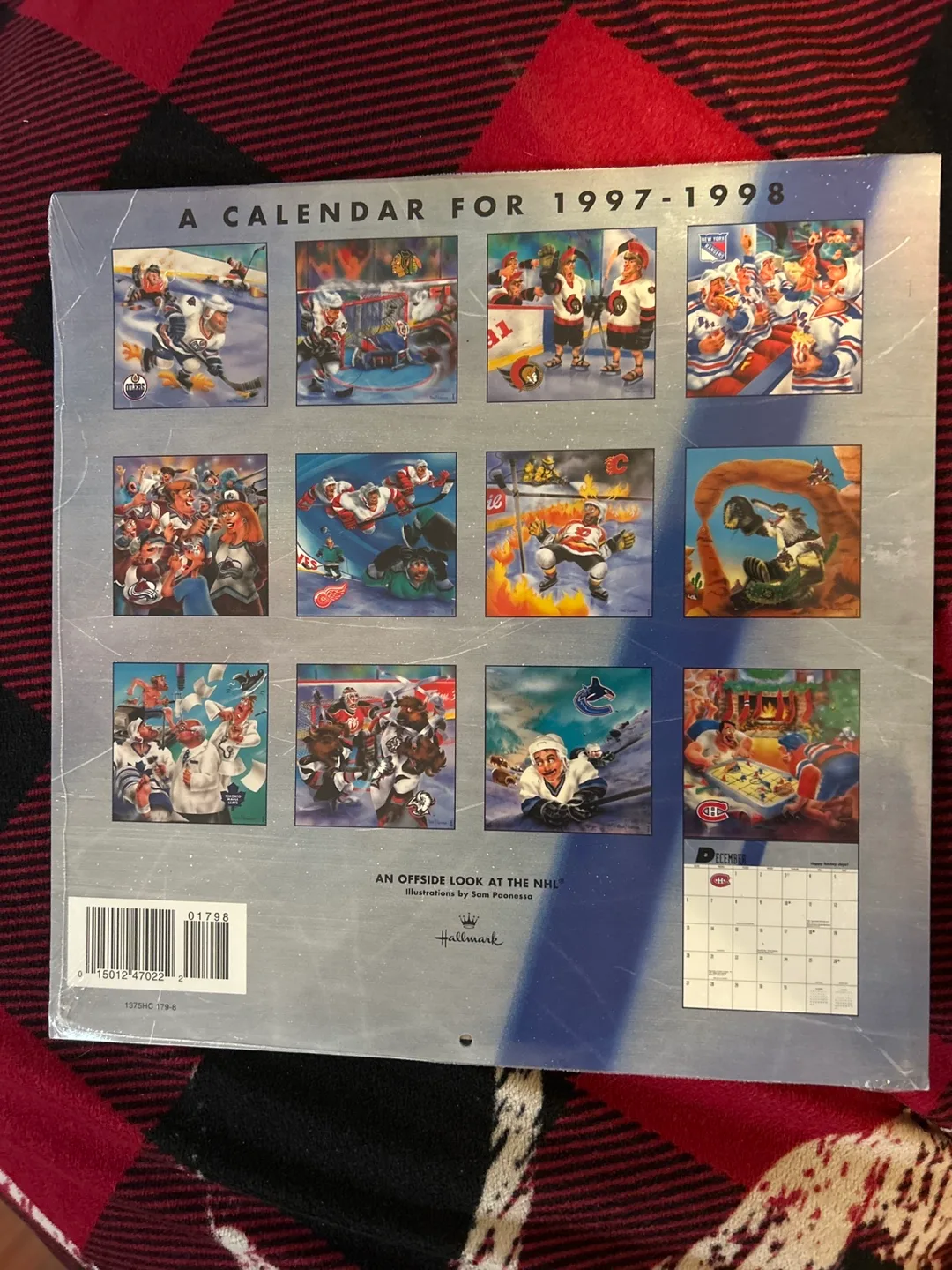 1997-1998 NHL Hallmark Calendar image indicator(2)