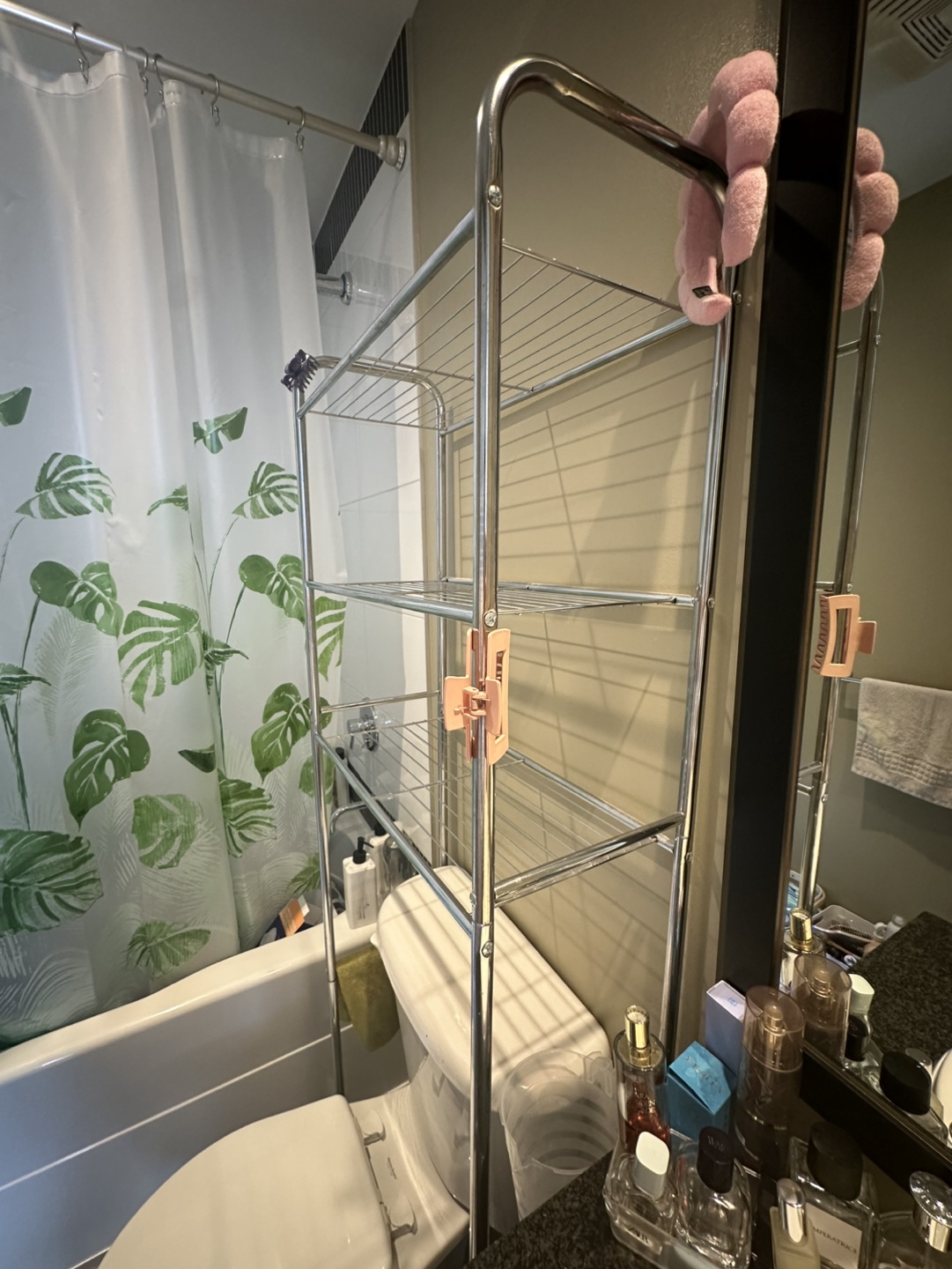 Chrome Bathroom Shelf Organizer - photo 2