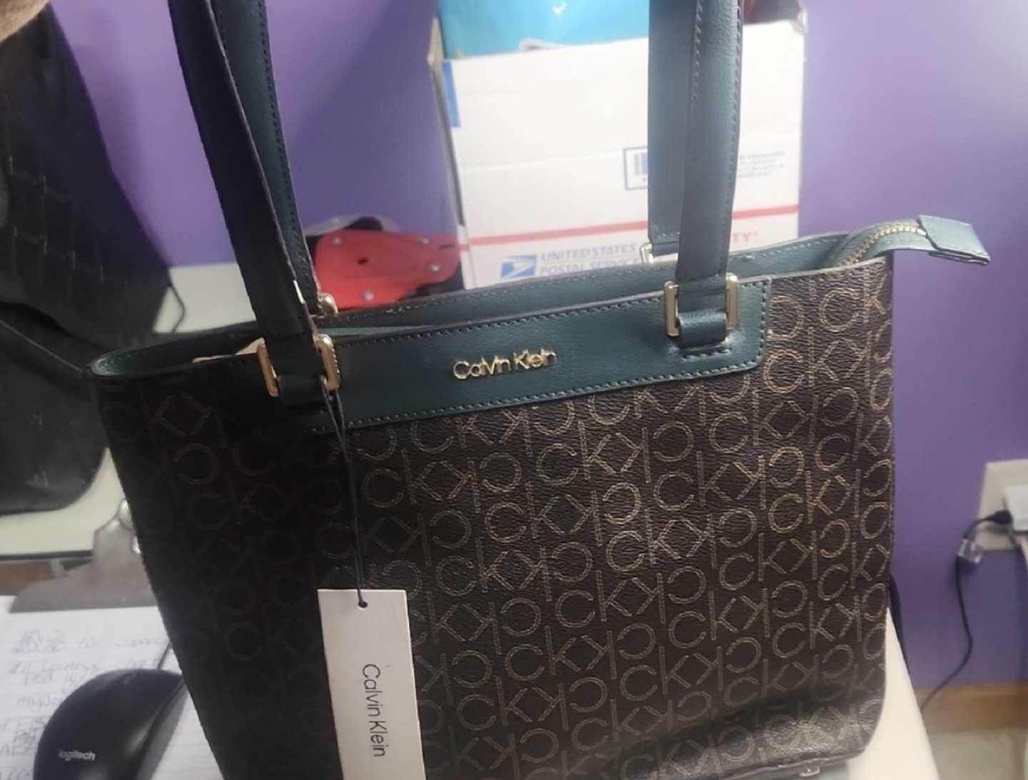Calvin Klein Monogram Tote Bag - photo 4