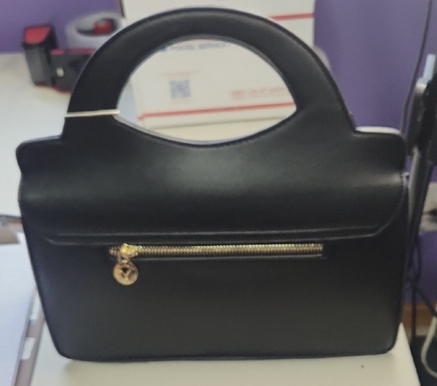 Valentino Orlandi Black Quilted Top Handle Bag - photo 3