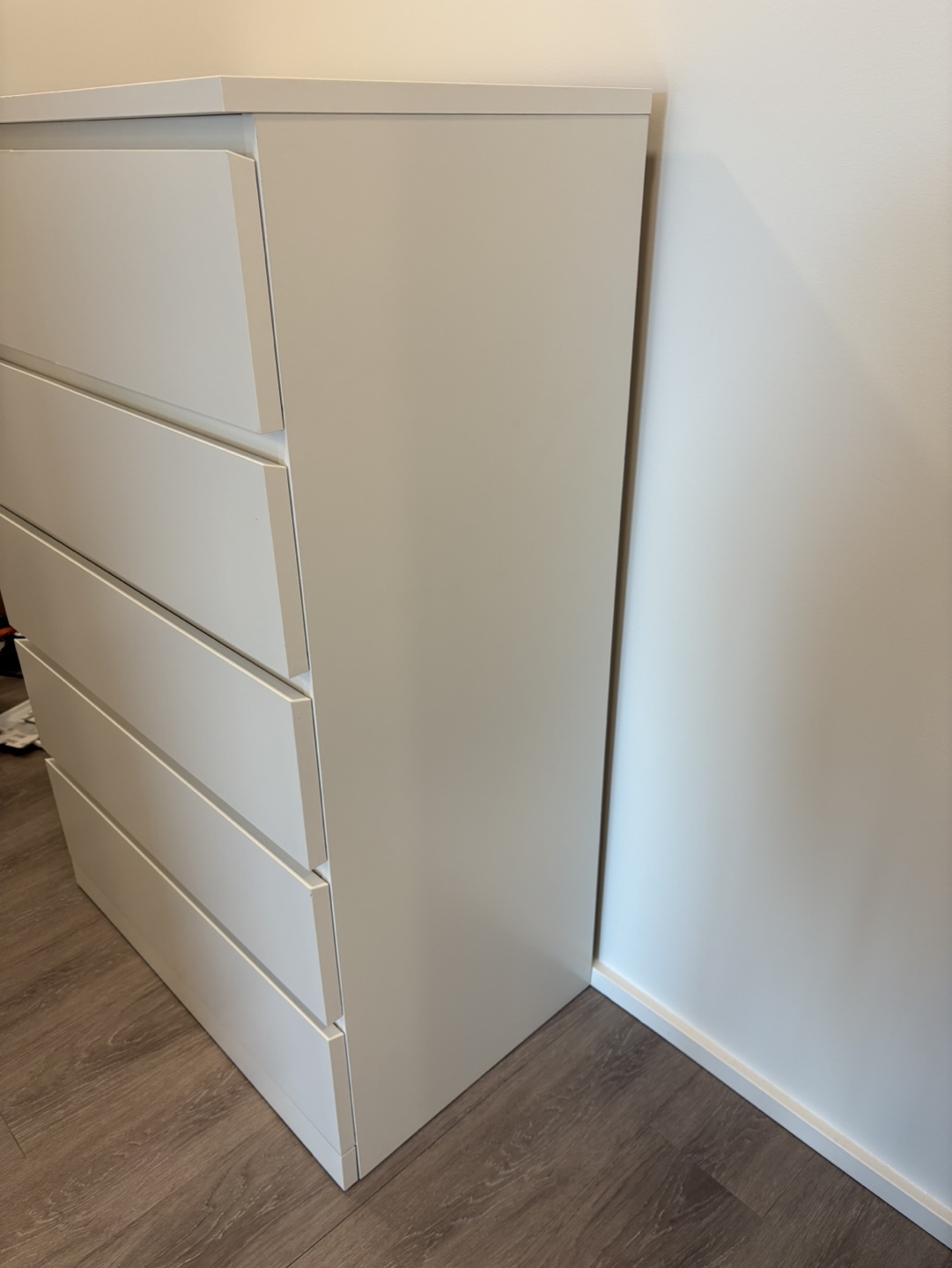 IKEA MALM 6 Drawer Chest - White - photo 2