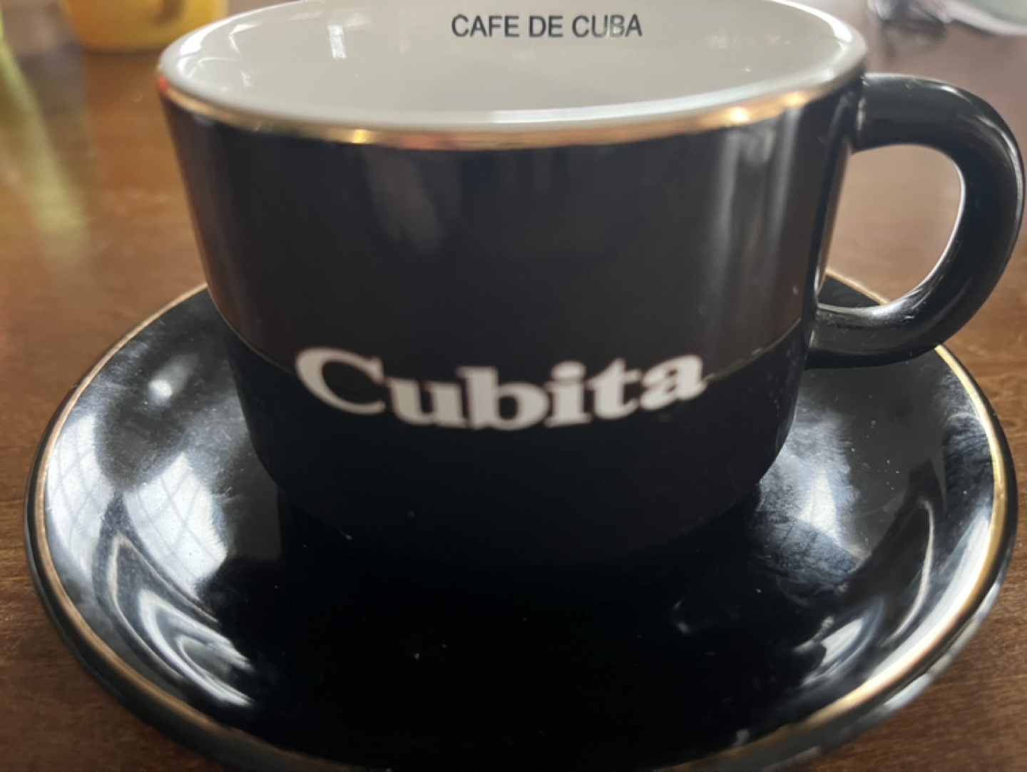 Cubita Cafe de Cuba Espresso Cup and Saucer Set