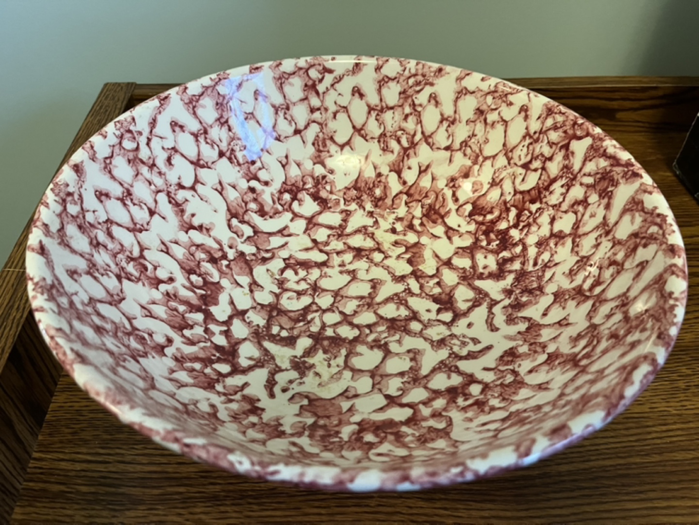 Large patterned serving or popcorn Bowl - photo 4