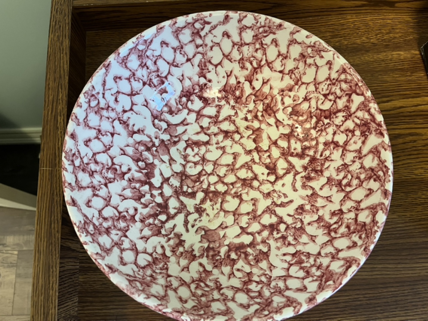 Large patterned serving or popcorn Bowl - photo 2