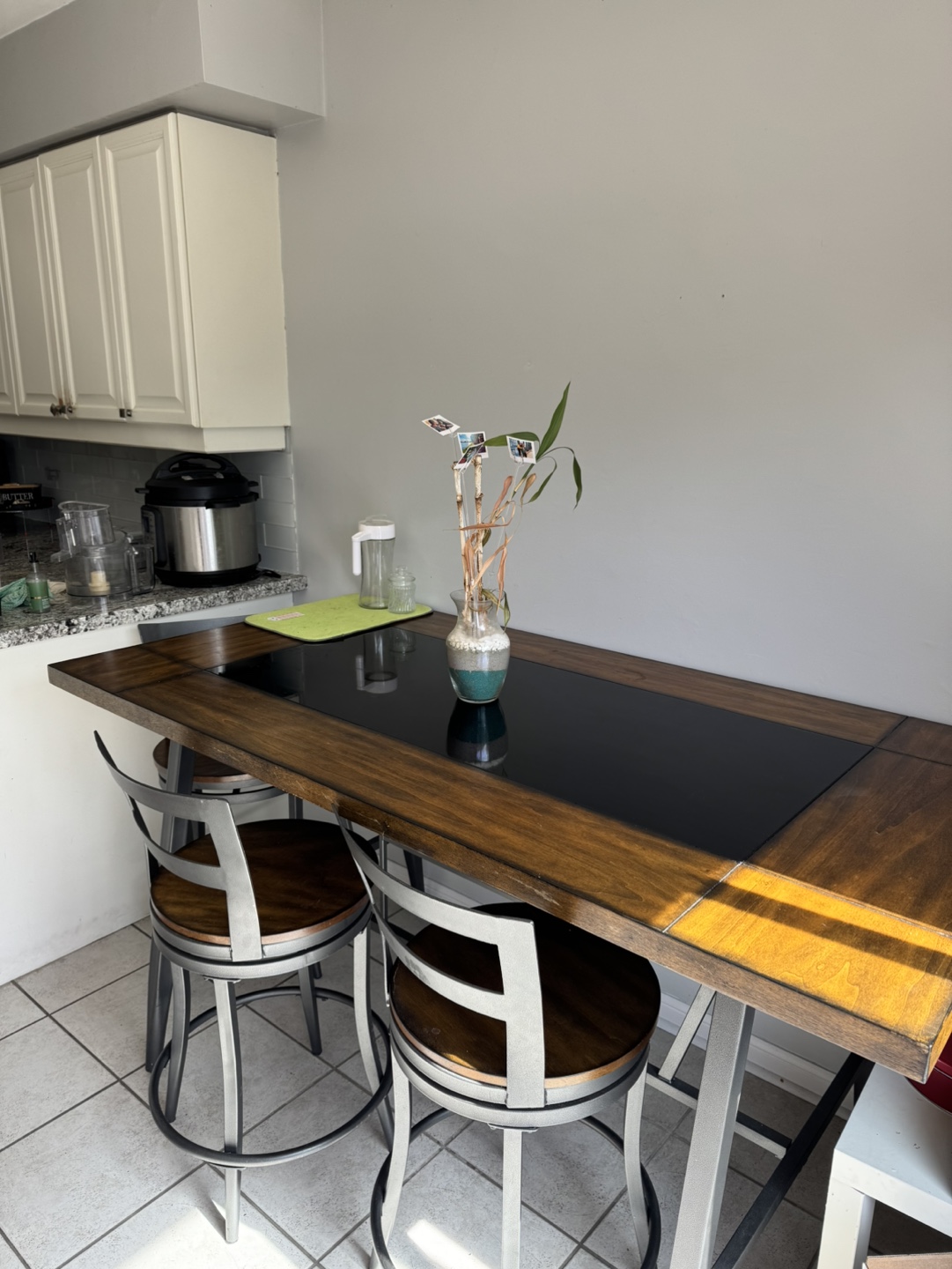 Kitchen Table Set with 3 Chairs - photo 2