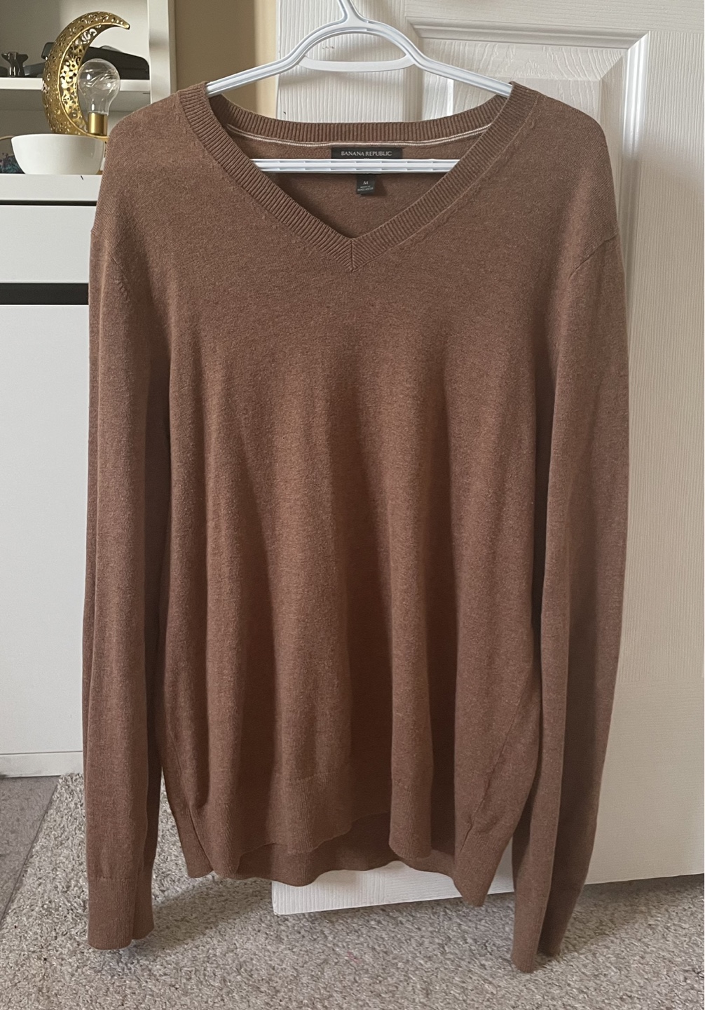 Banana Republic’s V-Neck Sweatshirt