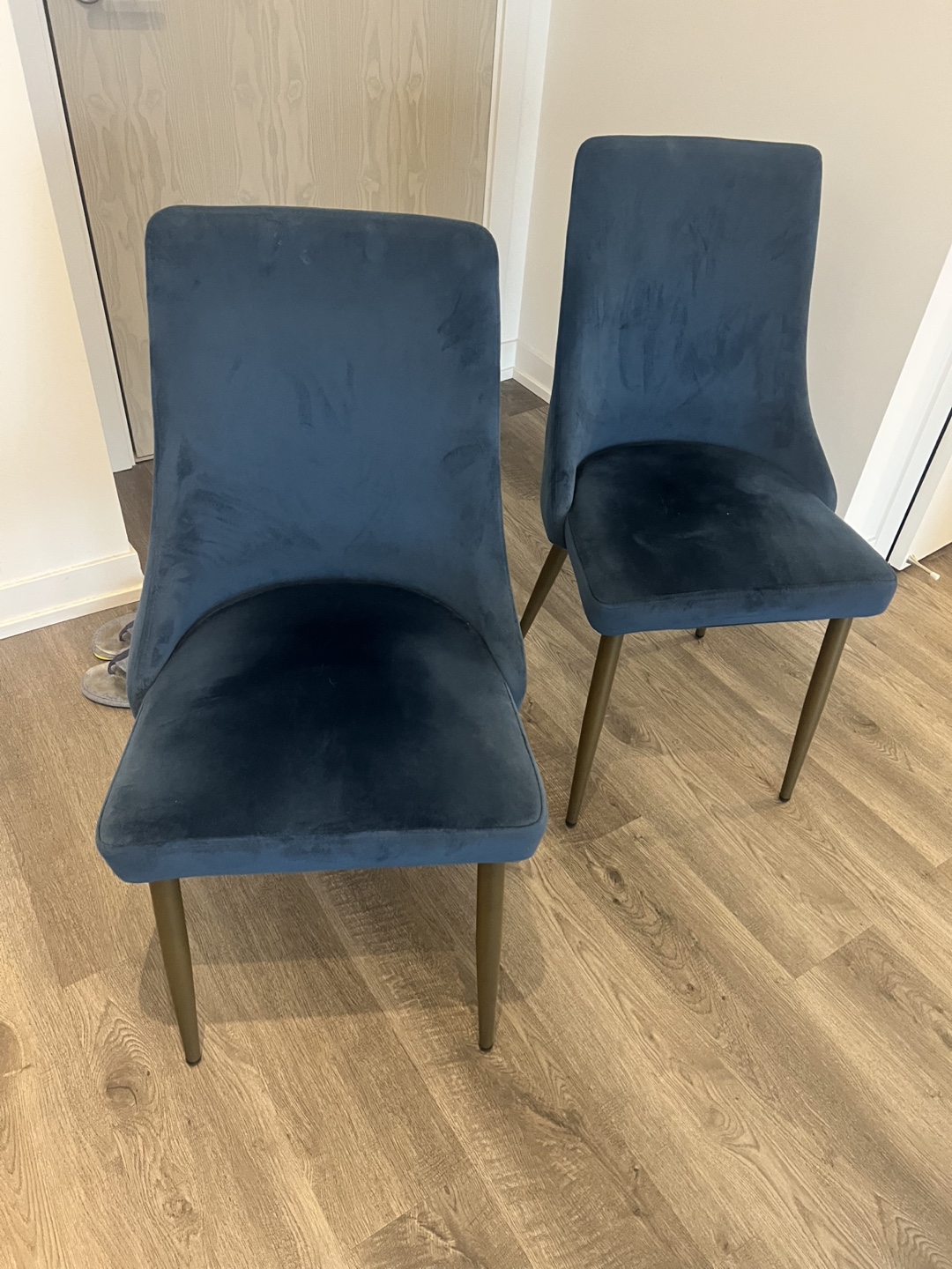 Neace 18'' H Tufted Velvet Upholstered Dining Chair (Set of 2)