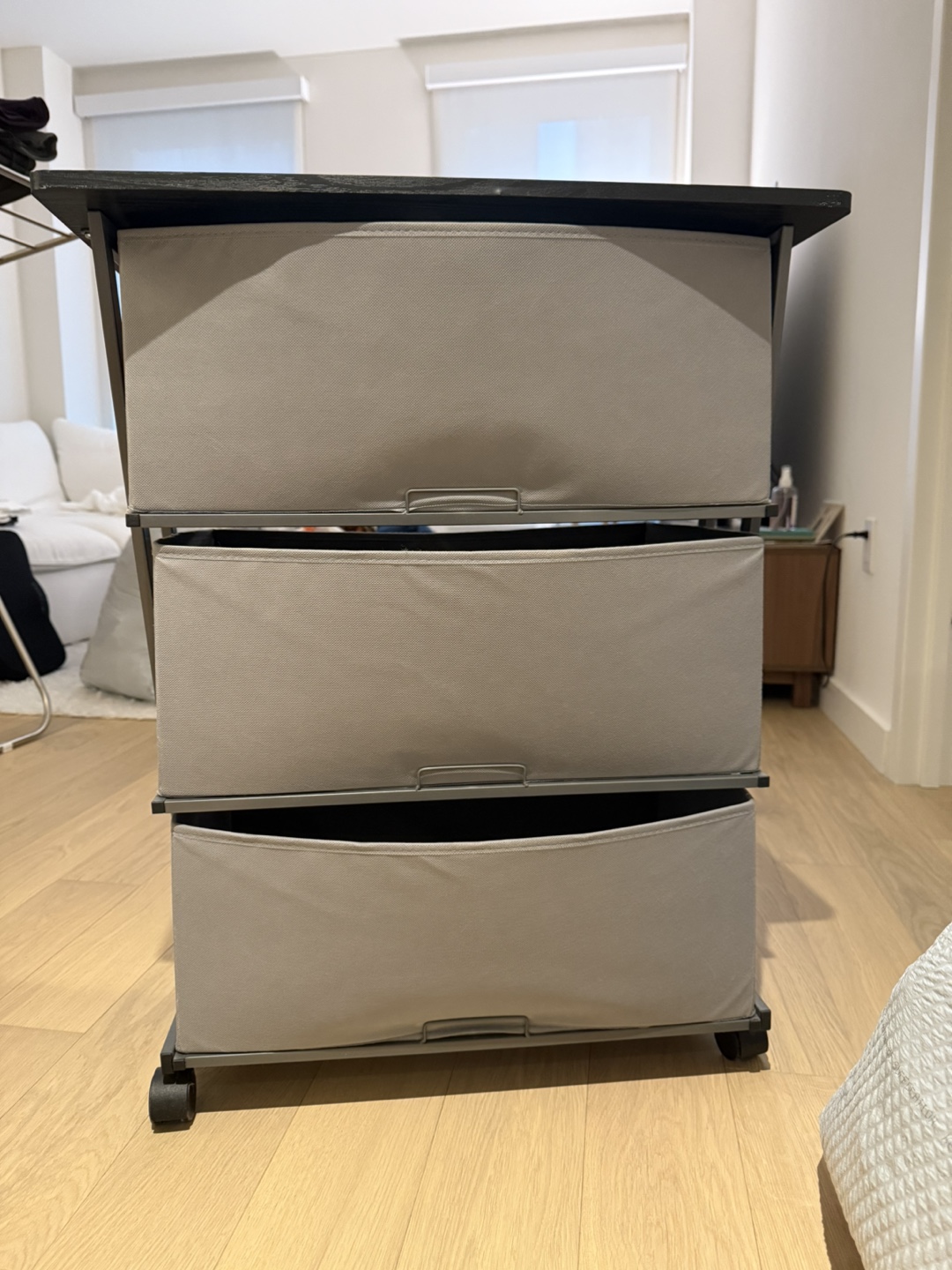 3-Drawer Rolling Cart with Top - photo 5