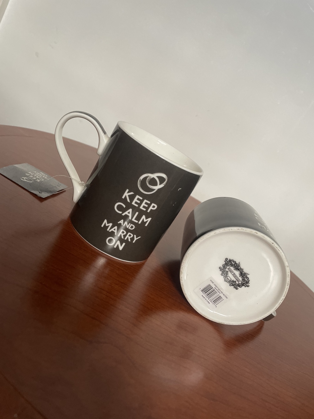 Pair of Keep Calm and Marry On Mugs - photo 4