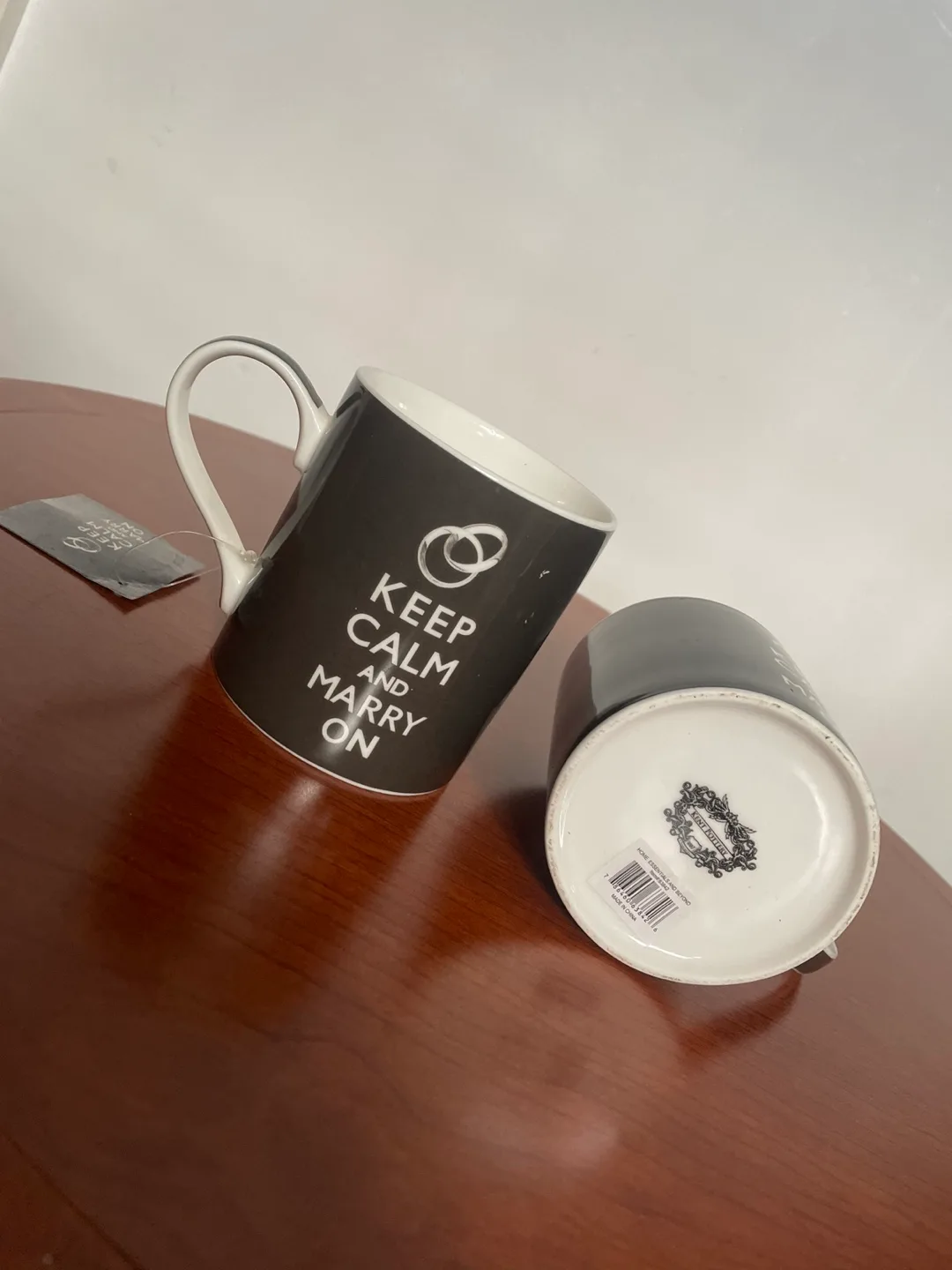Pair of Keep Calm and Marry On Mugs image indicator(4)