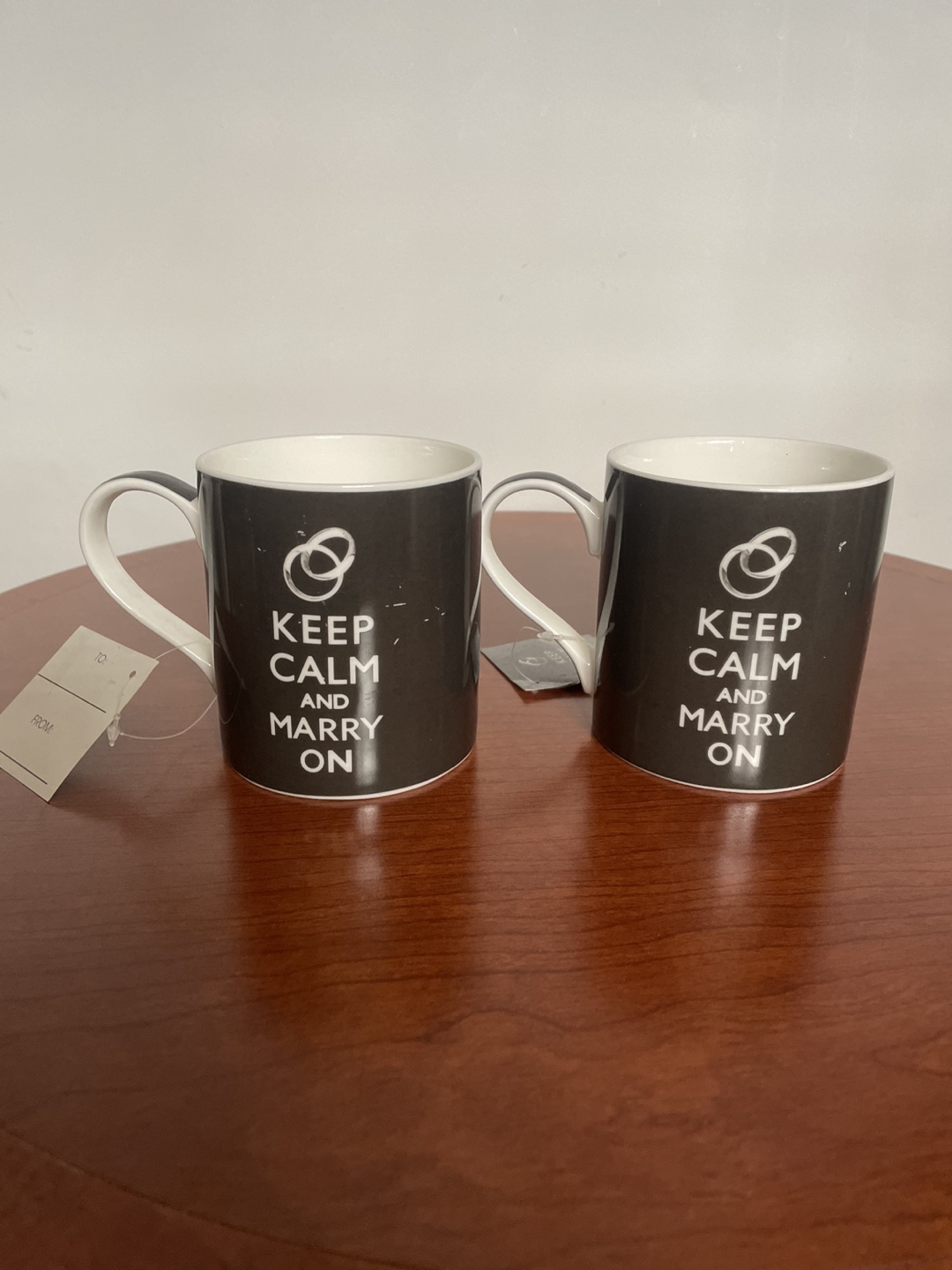 Pair of Keep Calm and Marry On Mugs - photo 3