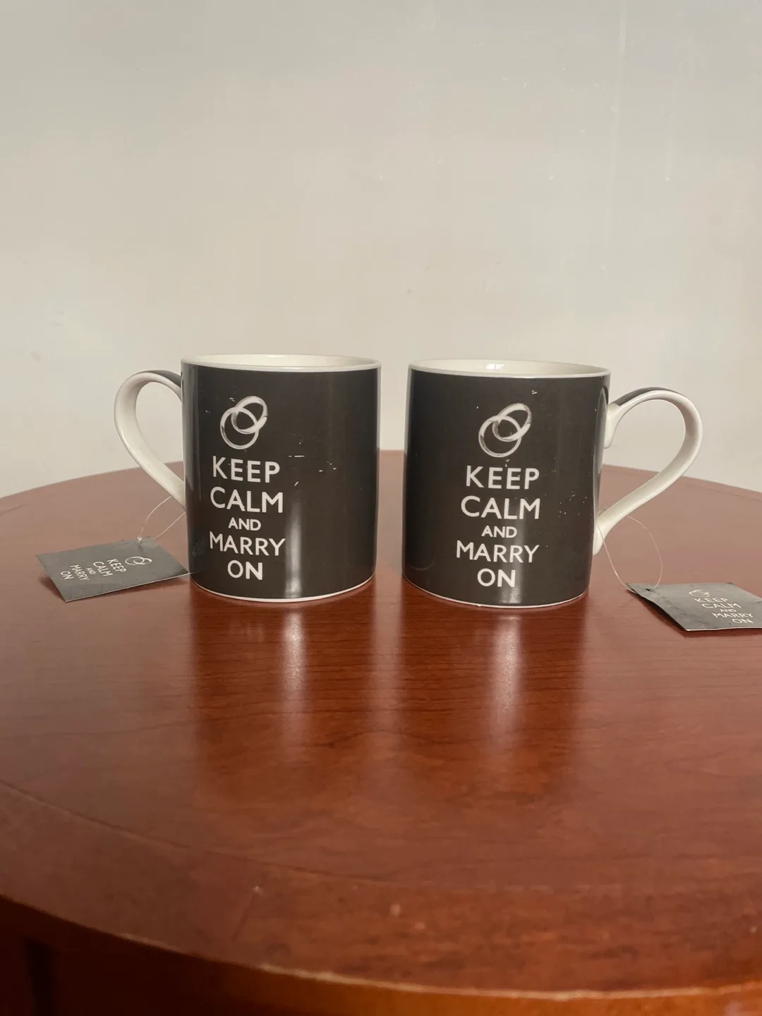 Pair of Keep Calm and Marry On Mugs image indicator(6)