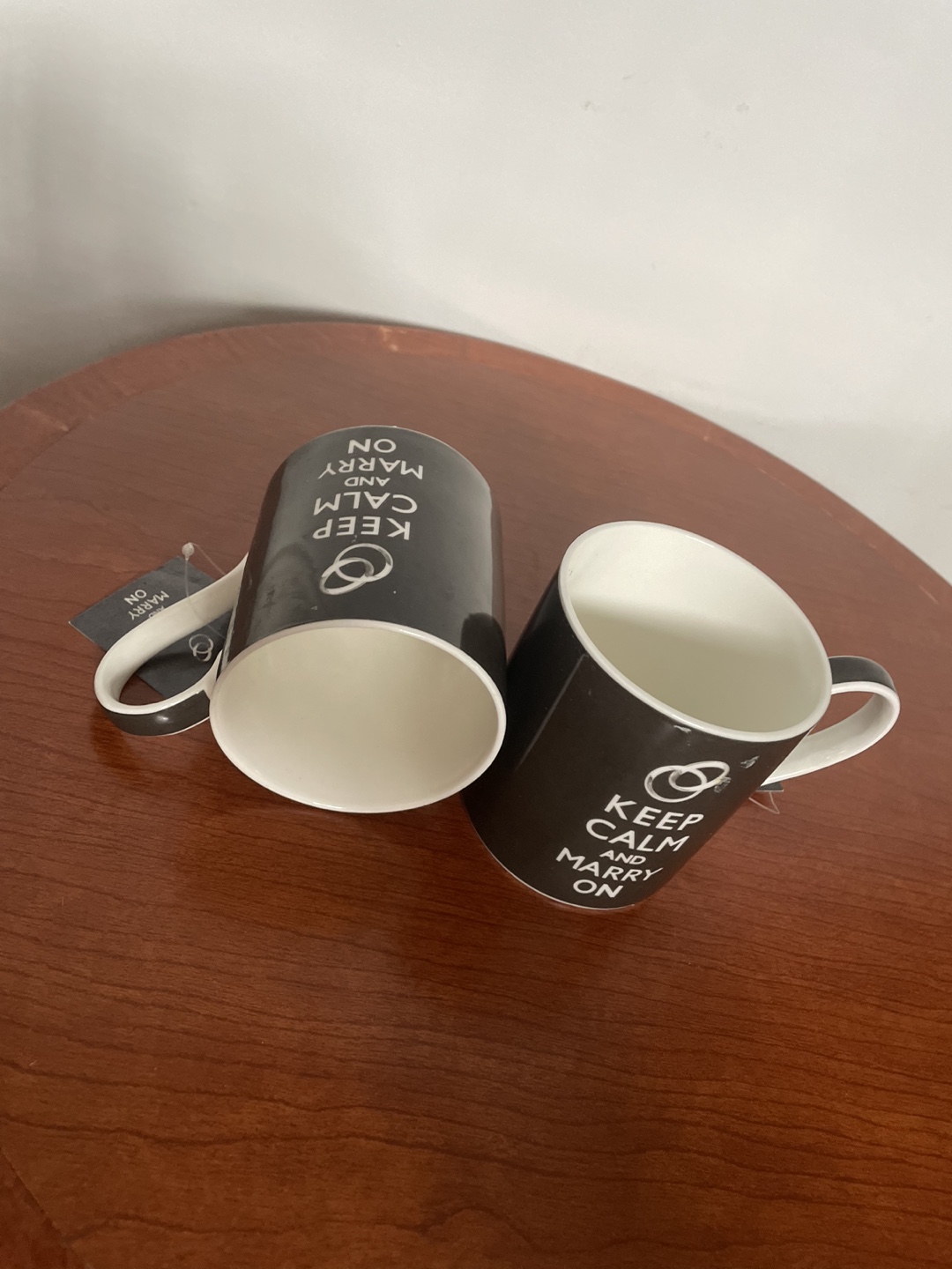 Pair of Keep Calm and Marry On Mugs - photo 2