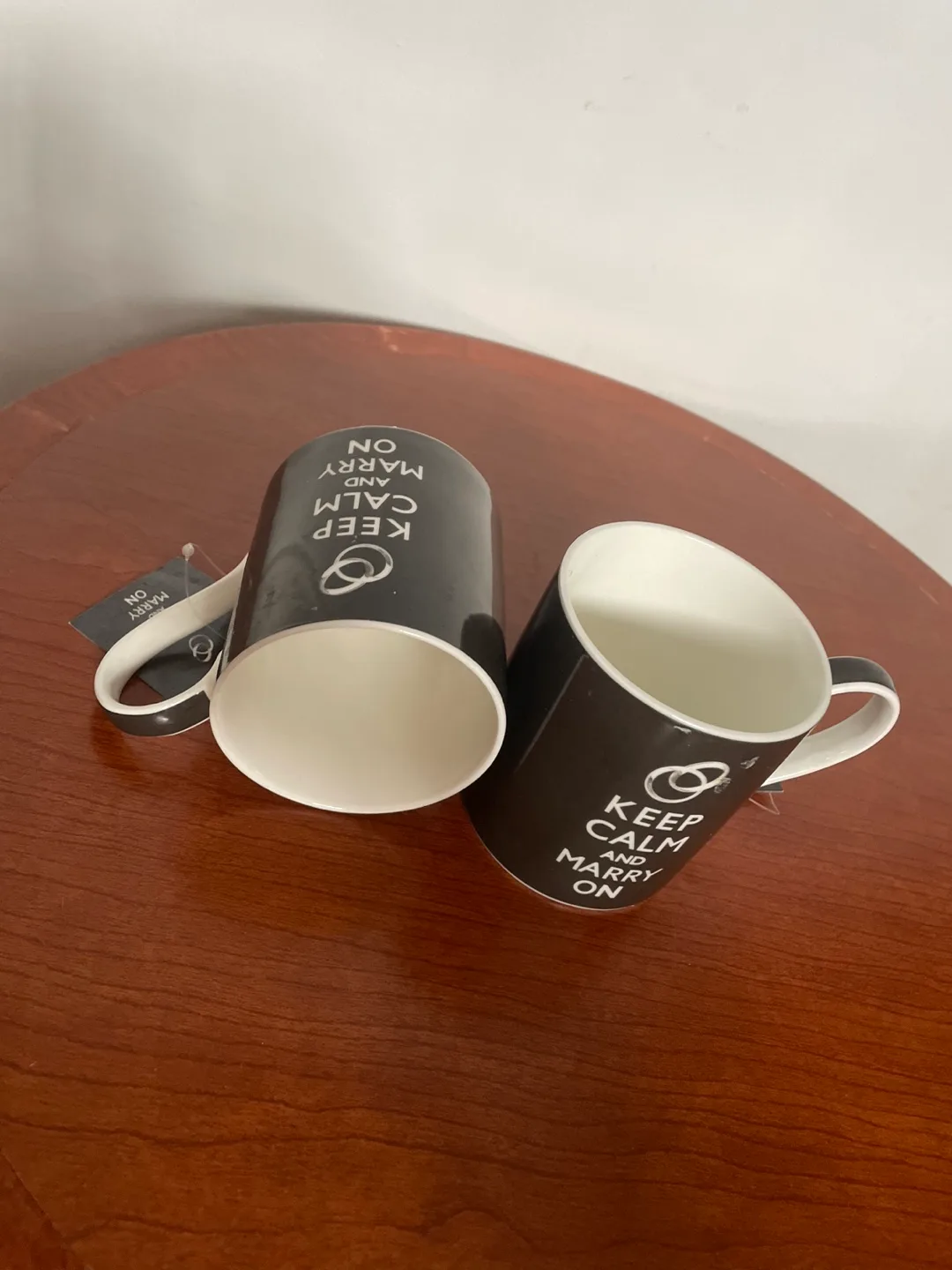 Pair of Keep Calm and Marry On Mugs image indicator(2)