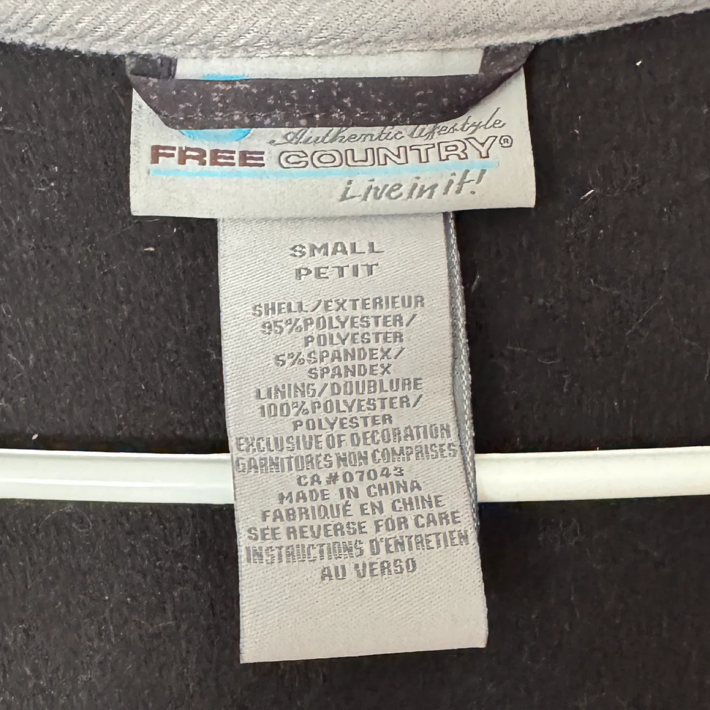 Free Country Women's Dark Grey Soft Shell Jacket Size Small image indicator(7)