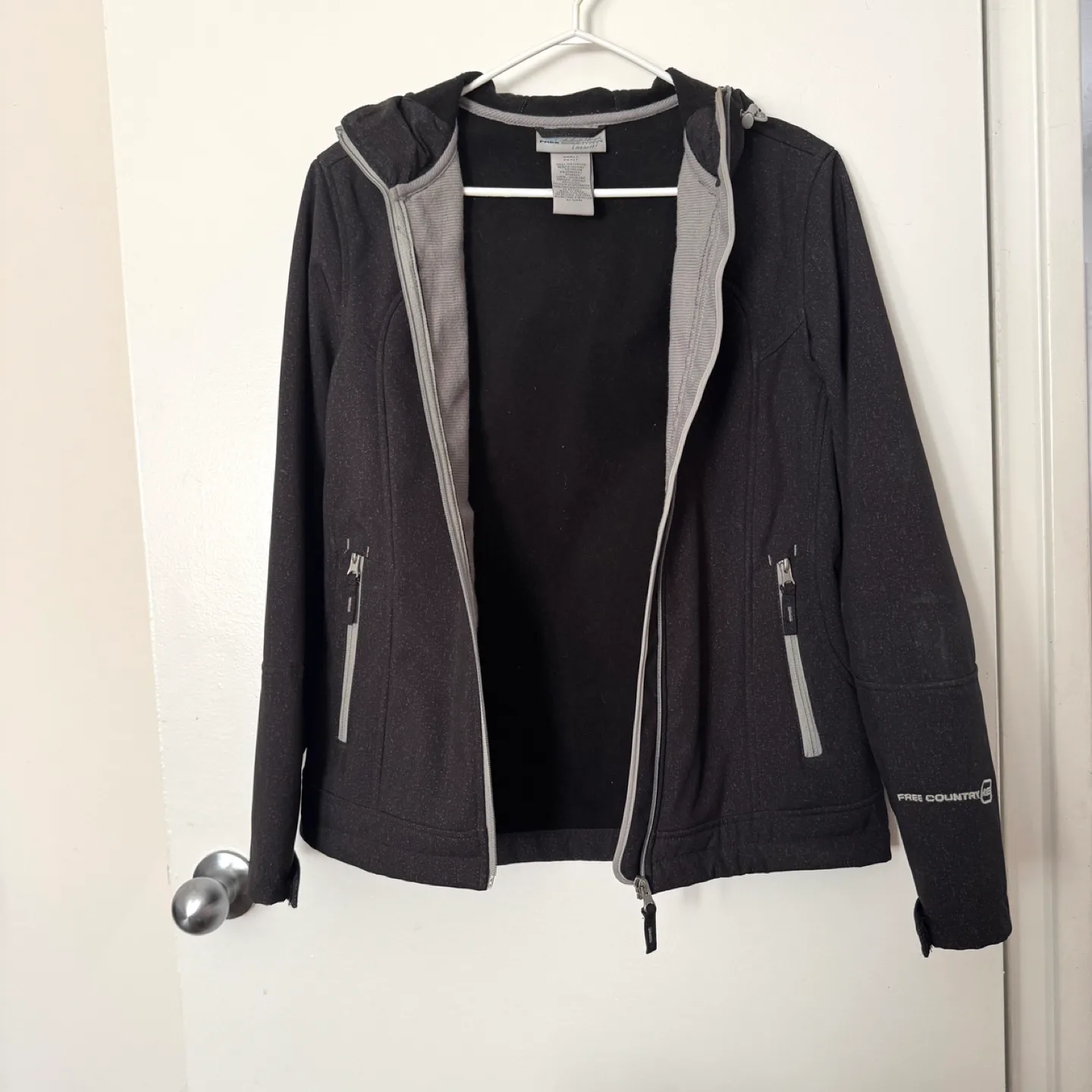 Free Country Women's Dark Grey Soft Shell Jacket Size Small image indicator(8)