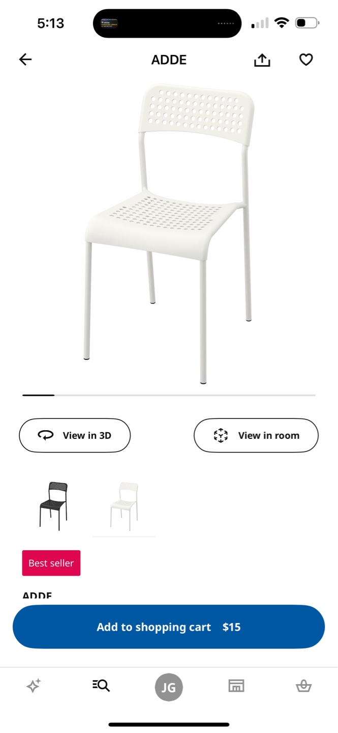 White ADDE Chair