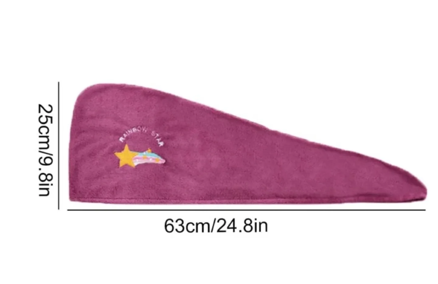 Purple Microfiber Hair Towel image indicator(3)