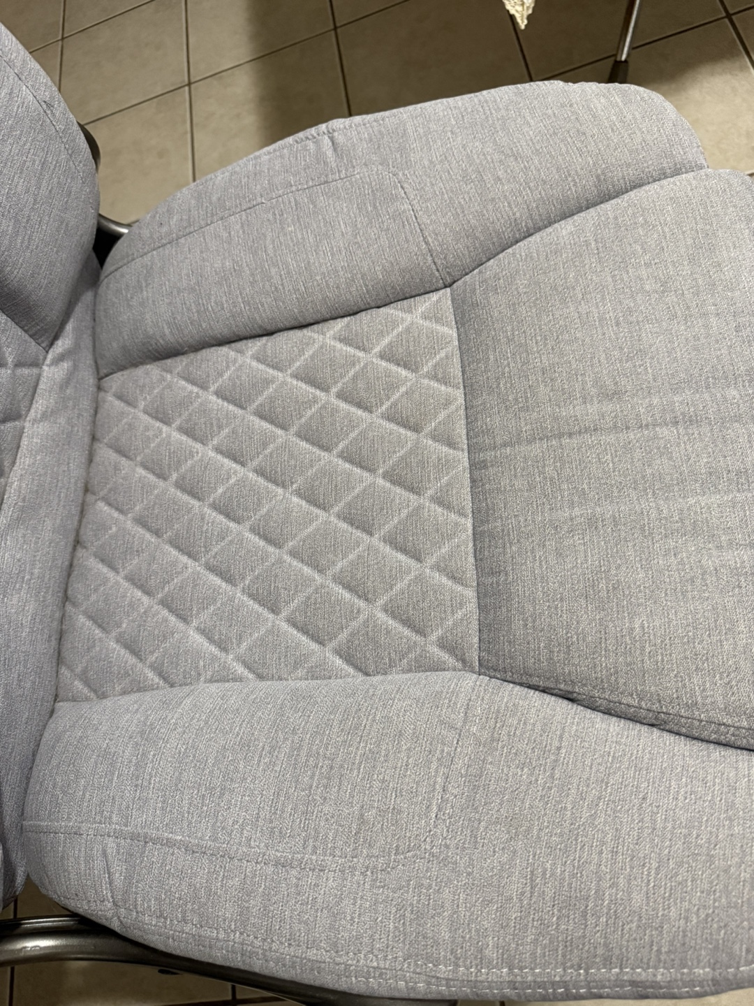 💚Gray Office Chair with Armrests - photo 4