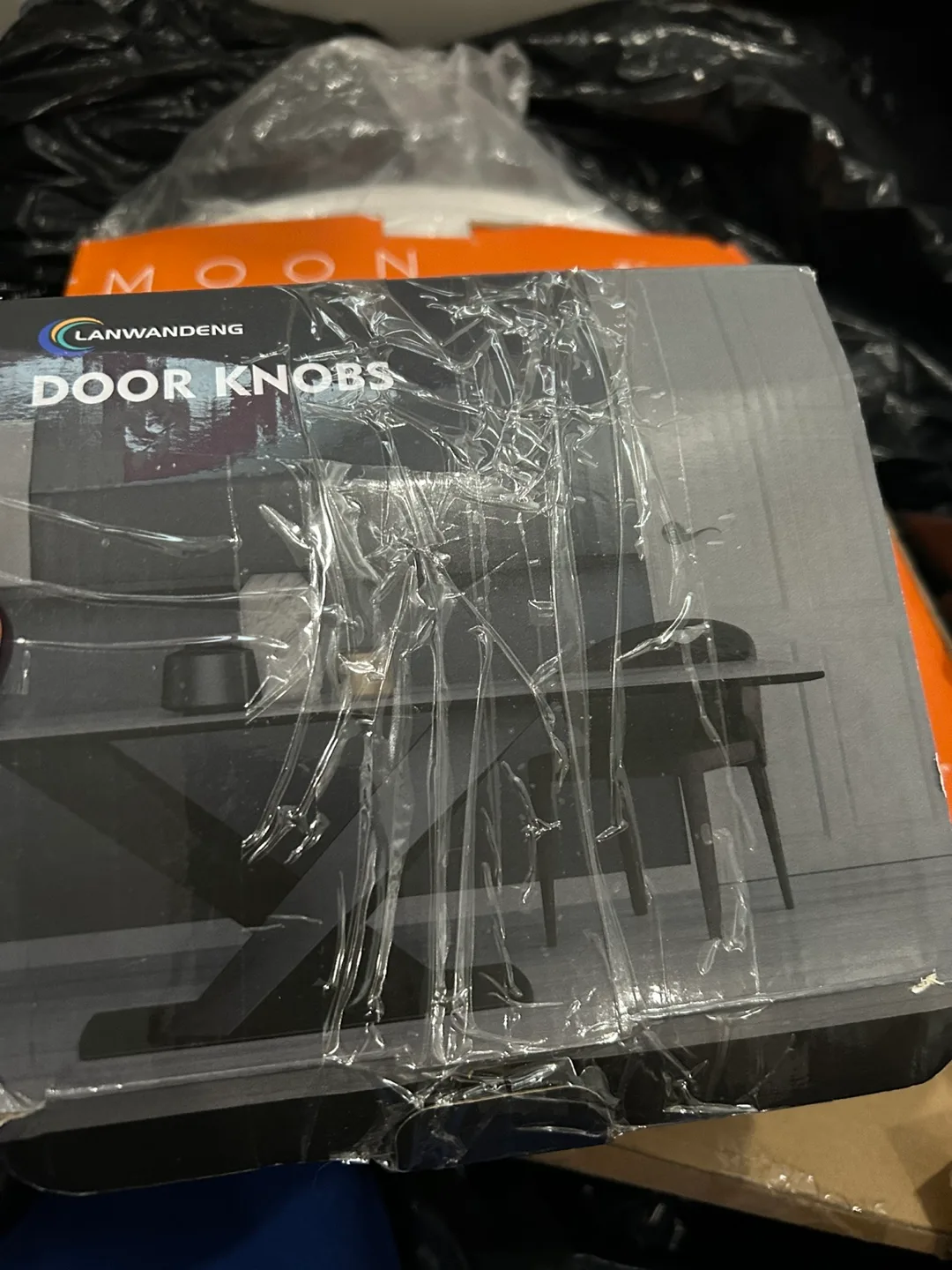 New Black Door Knobs