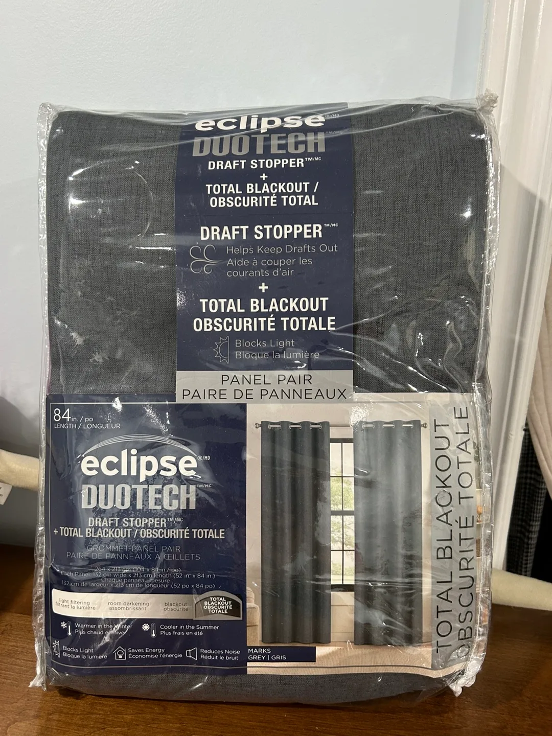 Eclipse DuoTech Blackout Grommet Curtains - 84"