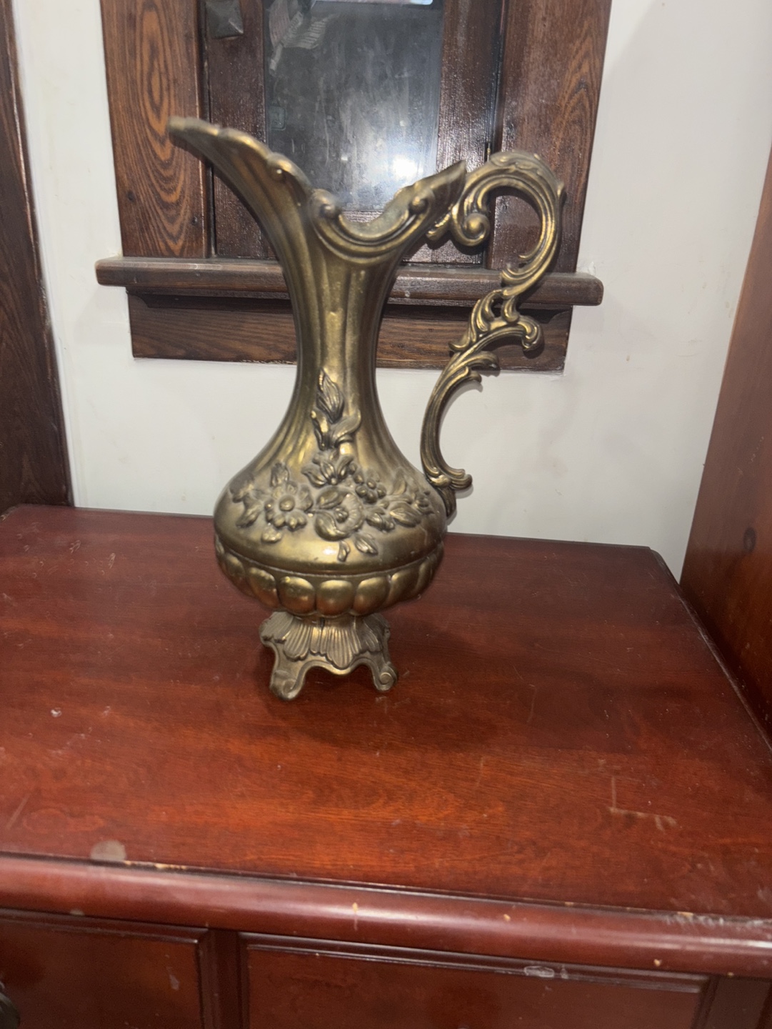 Vintage Brass Pitcher