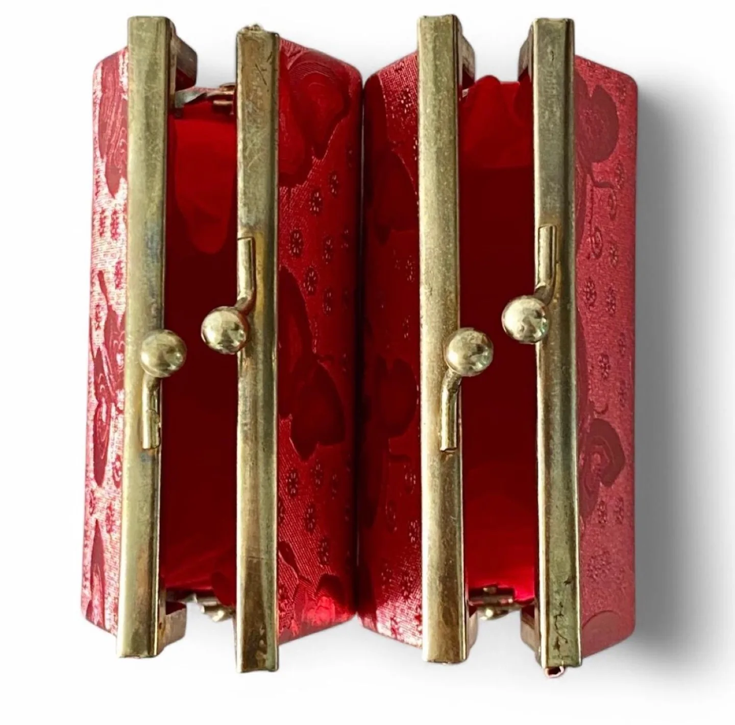 Vintage Reflective Dancing Red Butterfly Coin Purses 👛❤️🦋 image indicator(6)