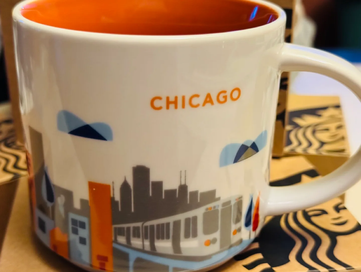 NEW Starbucks  CHICAGO “You Are Here” Mug! thumbnail