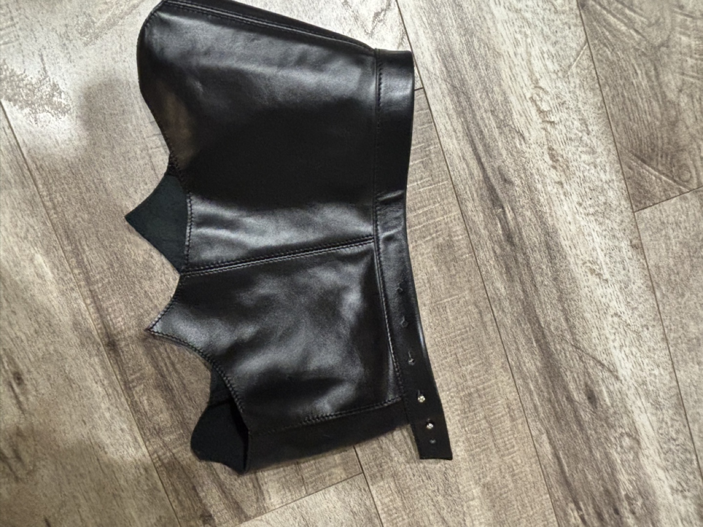 Unique Black Leather belt - photo 2
