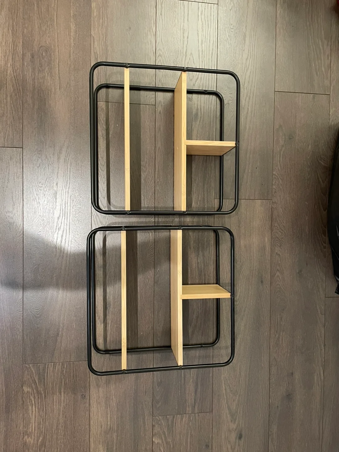 Modern Square Wall Shelf - Two Shelves image indicator(3)