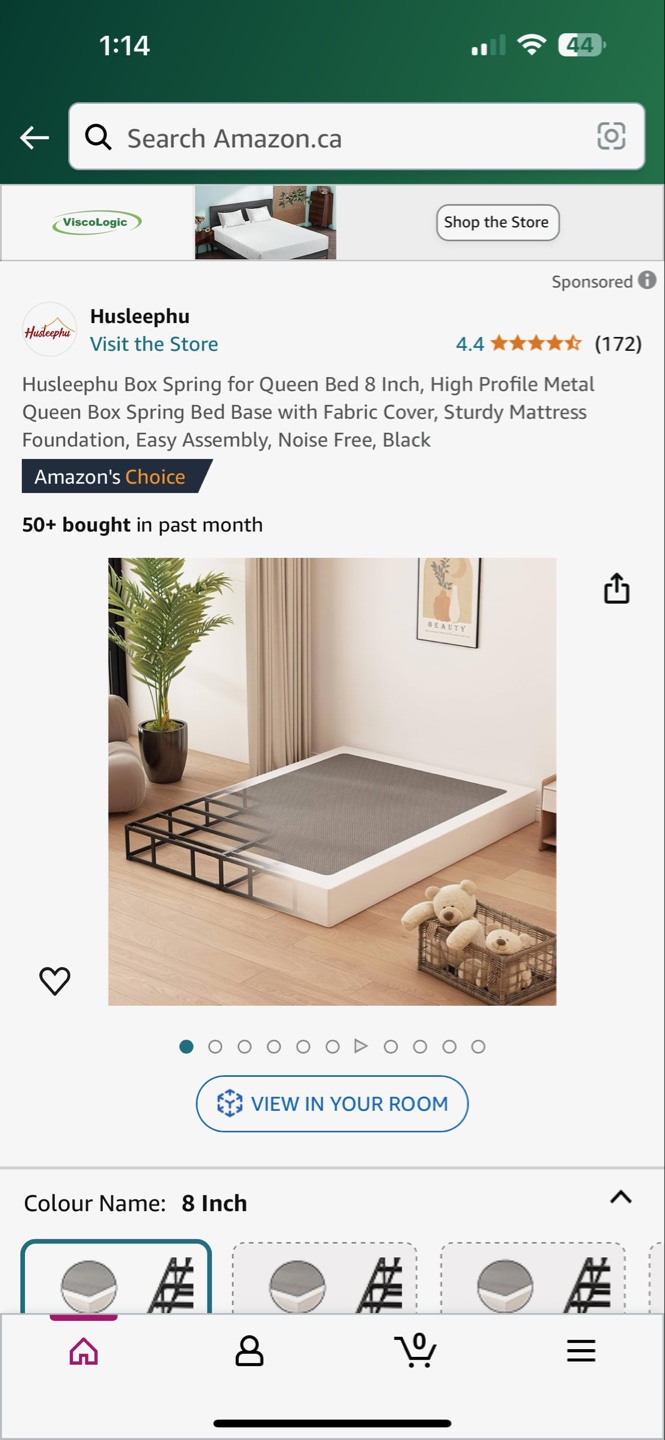 Box spring, mattress and bed frame - photo 4