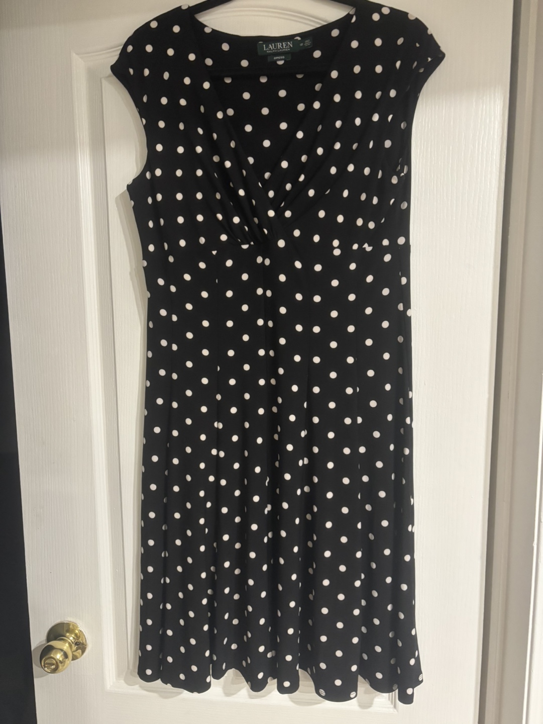 Lauren Ralph Lauren Polka Dot Dress Size 12