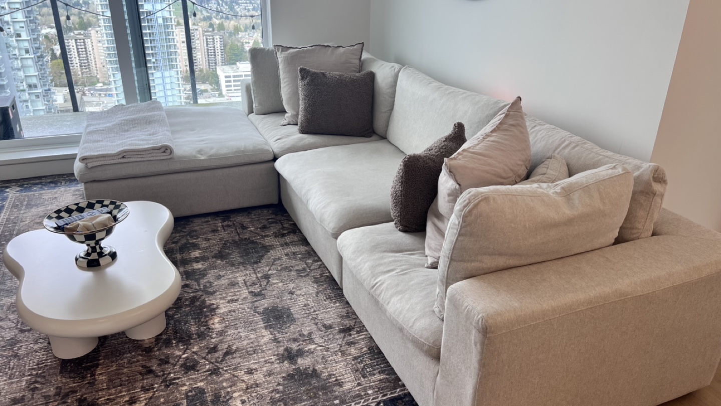 MOVING SALE: Sectional modular Sofa , mirror, coffee table - photo 2