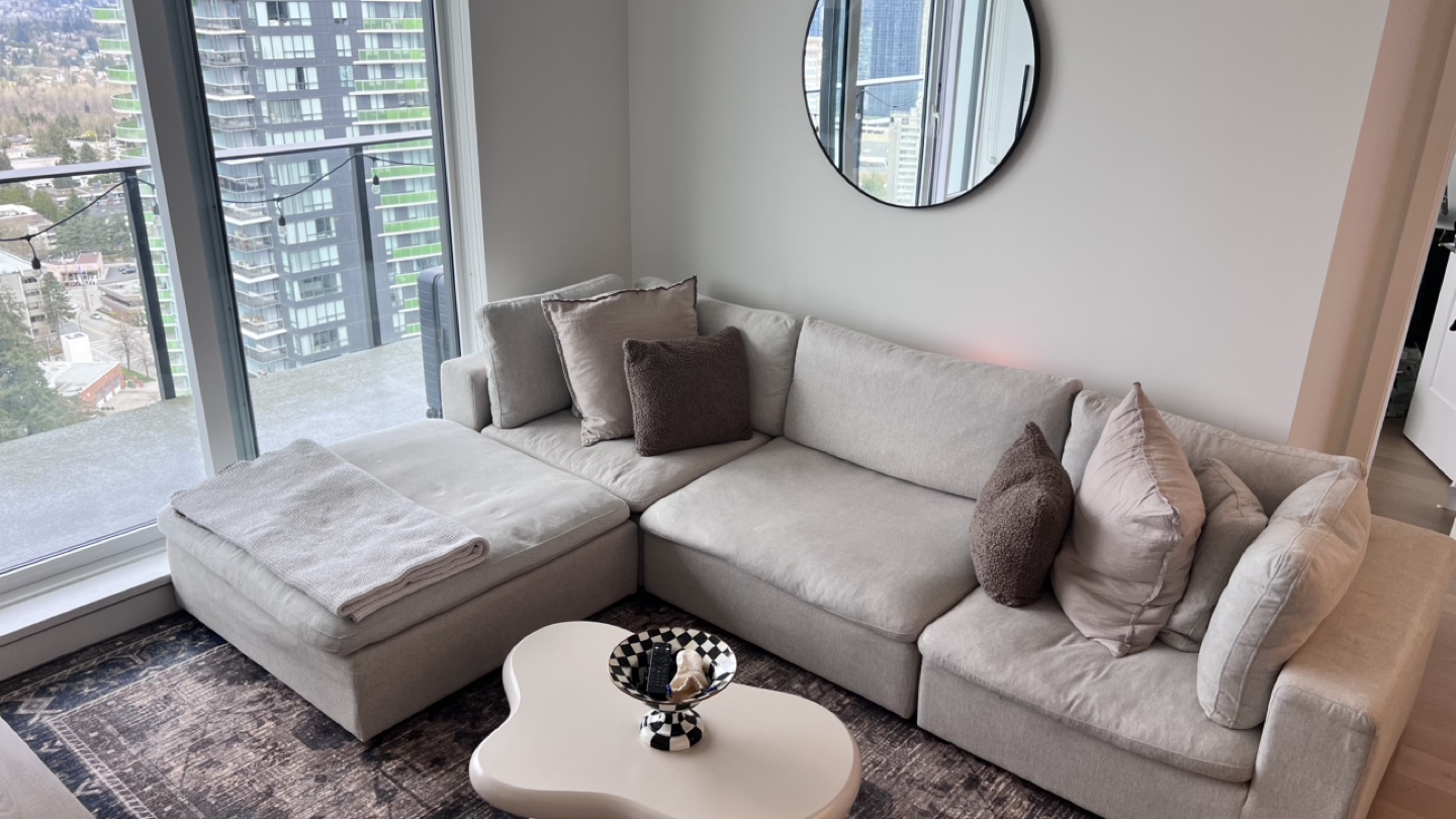 MOVING SALE: Sectional modular Sofa , mirror, coffee table - photo 4