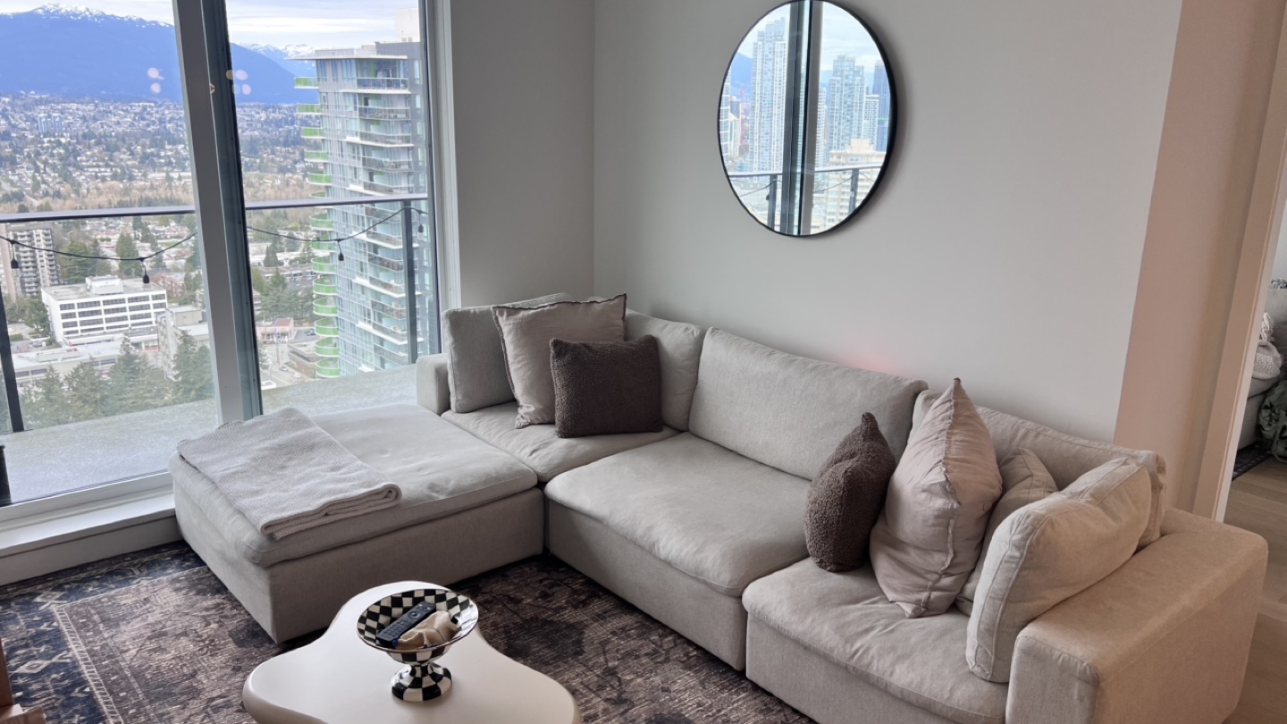 MOVING SALE: Sectional modular Sofa , mirror, coffee table - photo 3
