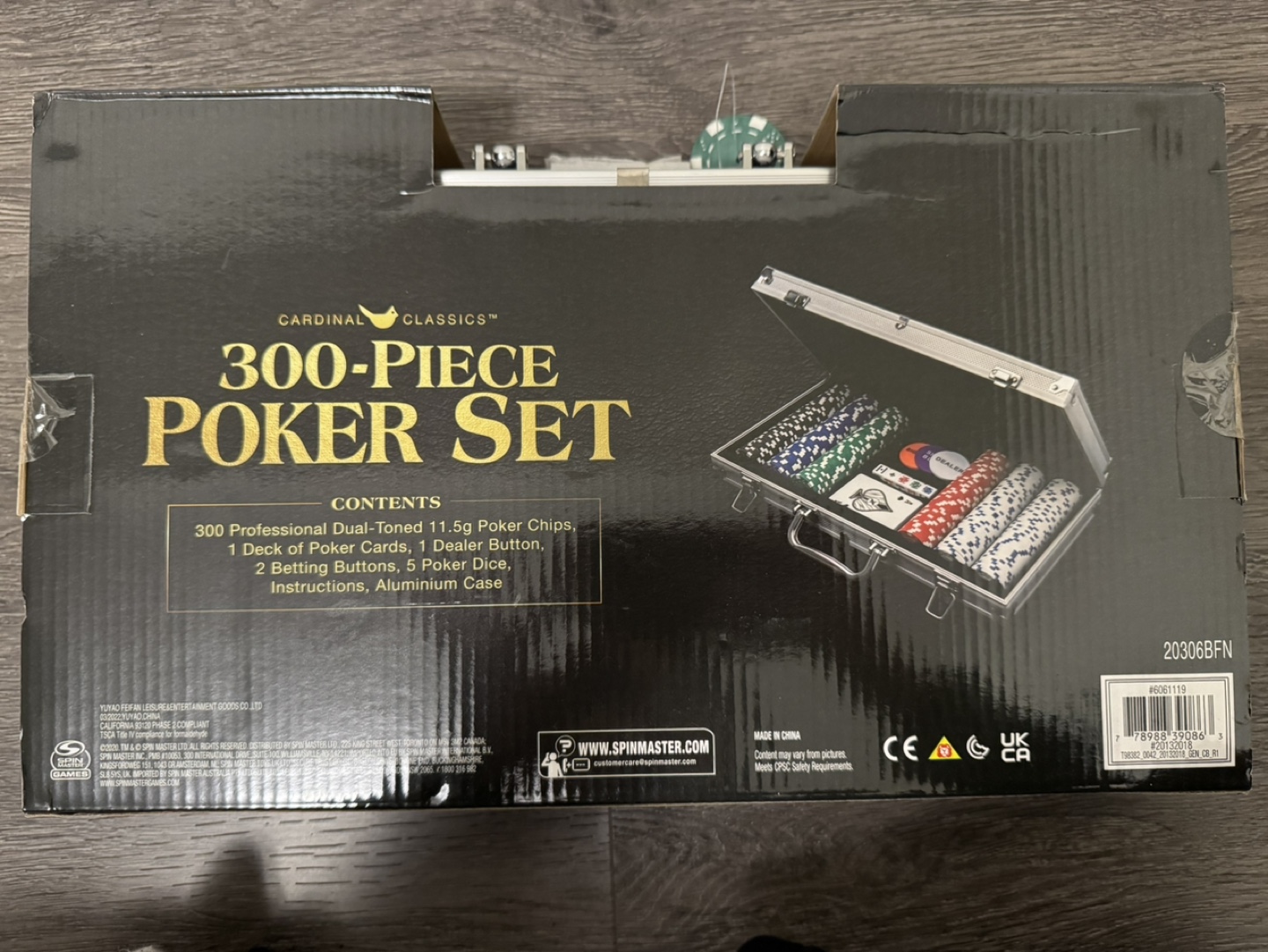 Unopened Cardinal Classics 300-Piece Poker Set - photo 2