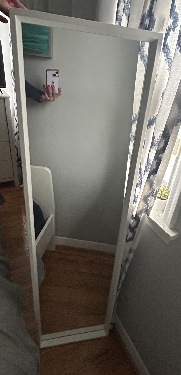IKEA NISSEDAL Full Length Mirror - White - photo 4