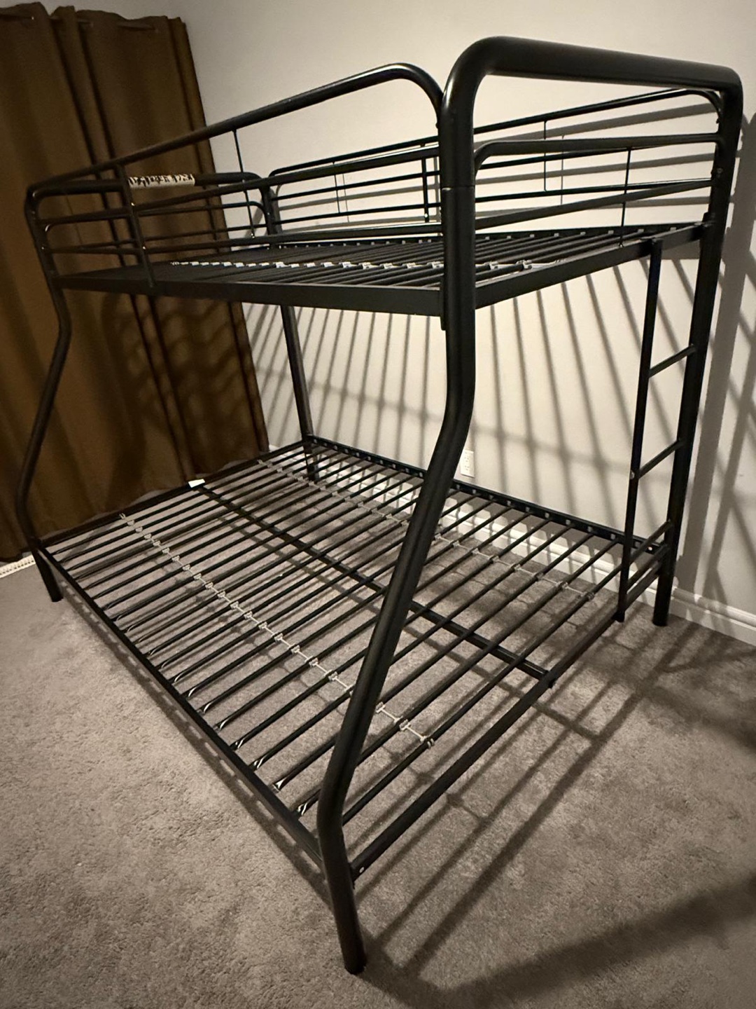 Black Metal Twin over Full Bunk Bed Frame - photo 4