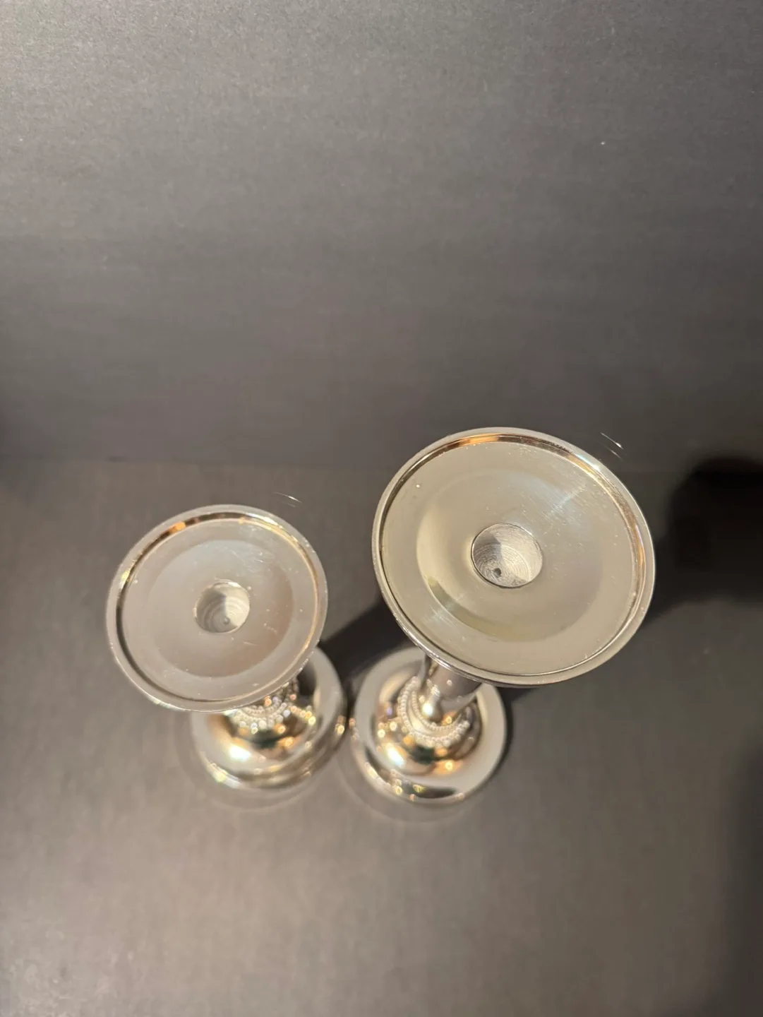 Silver Rhinestone Candle Holders - Set of Two image indicator(3)